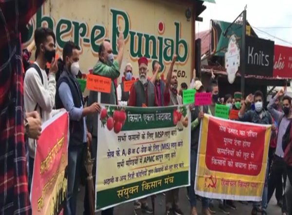 Farmers in Himachal Pradesh Protest, Demand MSP for Apples