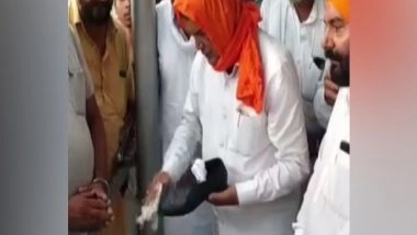 India News | 'Penance' for 'Panj Pyare' Remark, Harish Rawat Cleans Devotees Shoes, Sweeps Uttarakhand Gurudwara's Floor