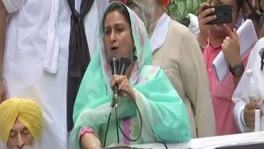 India News | Centre Has Betrayed Farmers by Bringing in 'black' Agri Laws, Alleges Harsimrat Kaur Badal