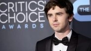 Entertainment News | Freddie Highmore Reveals He Got Married During 'Jimmy Kimmel Live!'