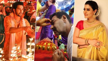 Ganesh Chaturthi 2021: Ajay Devgn, Kajol, Varun Dhawan and Other Celebs Extend Warm Wishes to Fans on the Auspicious Occasion!