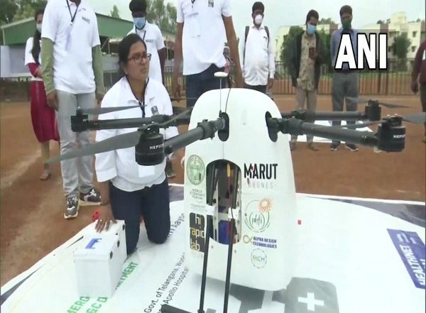 'Medicine from the Sky Project' Launched by Telangana  to Deliver Medicines to Remote Areas Using Drones