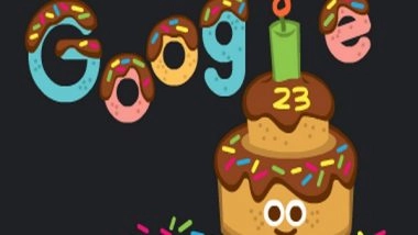 Tech News | Google Celebrates 23rd Birthday with a Special Doodle
