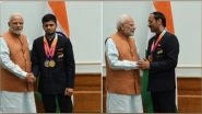 India News | PM Modi Speaks to Manish, Singhraj; Congratulates Them on Winning Medals at Tokyo Paralympics