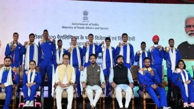 Sports News | Tokyo Paralympics: Sports Minister Anurag Thakur Felicitates Medallists