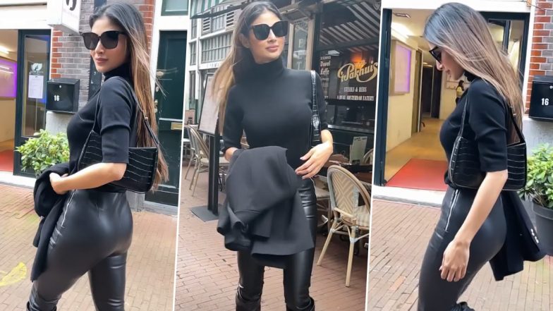 Mouni Roy Exudes Sheer Glamour As She Dons an All-Black Ensemble! Have a Look at Actress’ New Dazzling Style to Get Inspiration