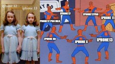 #iphone13series Funny Memes Go Viral As Apple Introduces iPhone 13, iPhone 13 Mini, iPhone 13 Pro and iPhone 13 Pro Max! Check Hilarious Reactions