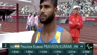 India News | President Kovind, VP Naidu Congratulate Praveen Kumar for Clinching Silver at Tokyo Paralympics