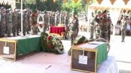 India News | Patnitop Helicopter Crash: Wreath Laying Ceremony Held for Two Army Jawans at Udhampur Hospital