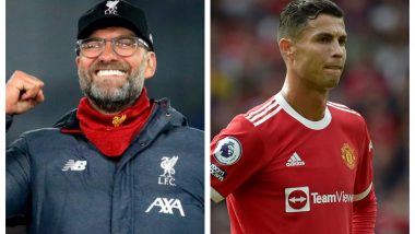 Jurgen Klopp Unhappy With Cristiano Ronaldo’s Move To Manchester United, Liverpool Boss Admits Being Surprised About CR7’s Decision to Quit Juventus (Watch Video)