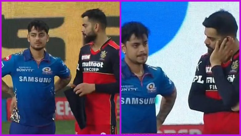 Virat Kohli has a Chat With Ishan Kishan Post RCB vs MI IPL 2021 Match, Photo Goes Viral