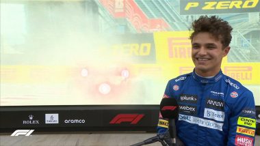 Lando Norris Outraces Lewis Hamilton & Max Verstappen During Qualifying Round of Russian GP 2021