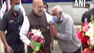 India News | Amit Shah Reaches Ahmedabad Ahead of Bhupendra Patel Swearing-in