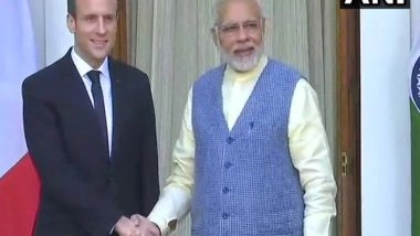 World News | PM Modi, Macron Discuss Role India, France Can Play in Promoting Security in Indo-Pacific Region