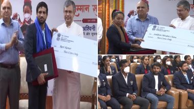 Ashwini Vaishnaw Felicitates Railway Sportspersons Who Participated And Won Medals at Tokyo Olympics 2020, Awards Rs 2 Crore To Mirabai Chanu, Ravi Kumar