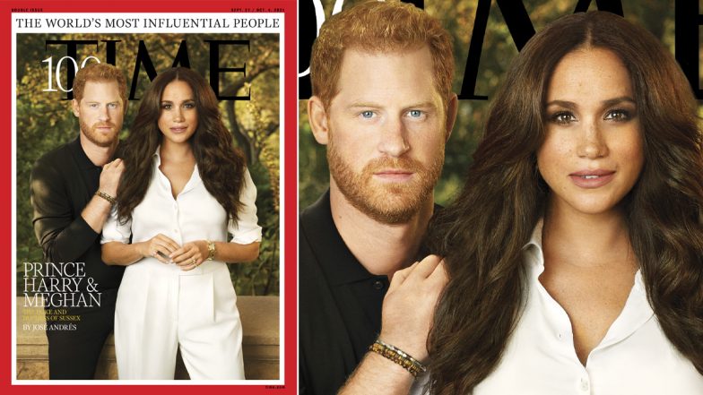 Prince Harry and Meghan Markle On TIME 100 Most Influential 2021 List; Royal Couple Graces Magazine Cover Together For The First Time (View Pics)