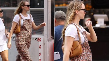 Jennifer Lawrence Clicked Flaunting Her Baby Bump in New York City for the First Time Since Pregnancy Announcement