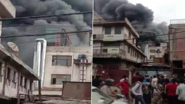 Fire in Delhi: Blaze Erupts at a Factory in Mayapuri Phase-2 Area, 12 Fire Tenders Rushed to the Spot