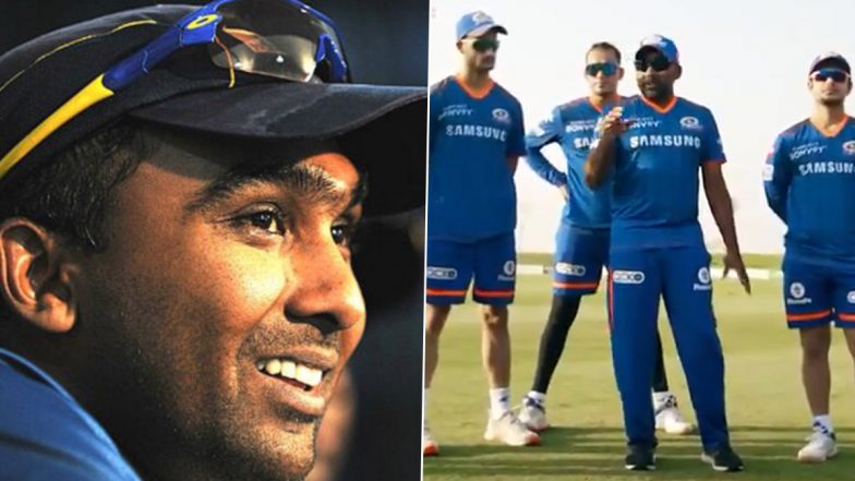 IPL 2021 Diaries: Coach Mahela Jayawardene Out of Quarantine in Abu Dhabi, Mentors Training Session for Mumbai Indians (Watch Video)