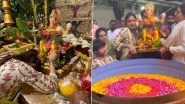 Ganesh Chaturthi 2021: Shilpa Shetty Kundra Bids Adieu to Lord Ganesha With Her Kids (Watch Video)
