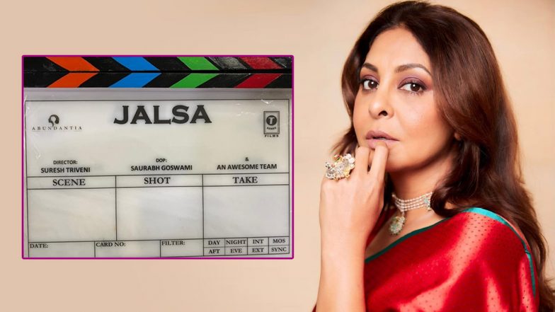 Jalsa: Shefali Shah Begins Shoot of Vidya Balan Starrer; Shares Still of Film's Script and Clapboard