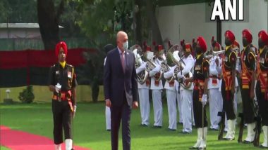 Australian Defence Minister Peter Dutton Accorded Guard of Honour at Vigyan Bhawan