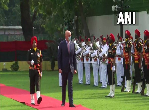 Australian Defence Minister Peter Dutton Accorded Guard of Honour at Vigyan Bhawan