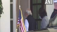 World News | PM Modi Arrives at White House for Bilateral Meeting with Biden