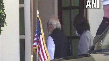 World News | PM Modi Arrives at White House for Bilateral Meeting with Biden