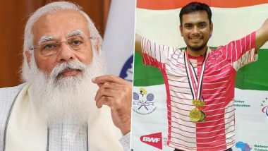 PM Narendra Modi Congratulates Shuttler Manoj Sarkar For Winning Bronze Medal at Tokyo Paralympics 2020 in Badminton