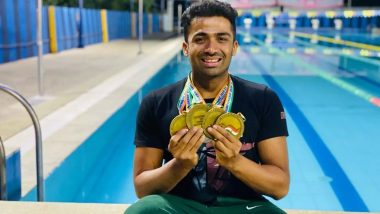 Niranjan Mukundan at Tokyo Paralympics 2020, Swimming Live Streaming Online: Know TV Channel & Telecast Details for Men’s 50 meter Butterfly – S7- Heat 2