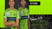 WBBL 2021: Smriti Mandhana, Deepti Sharma Sign for Sydney Thunder for Upcoming Women's Big Bash League