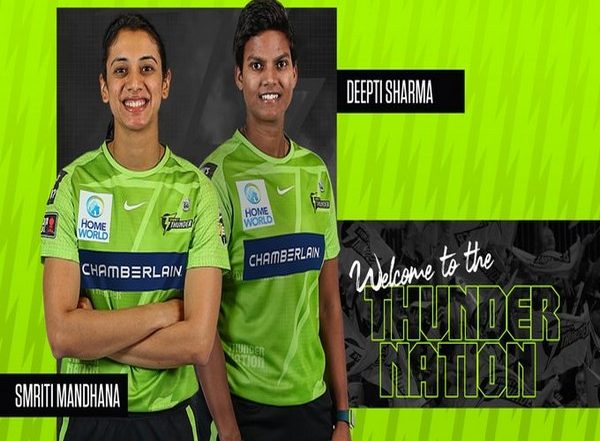 WBBL 2021: Smriti Mandhana, Deepti Sharma Sign for Sydney Thunder for Upcoming Women's Big Bash League