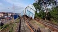 India News | Odisha: Goods Train Derails on Angul-Talcher Road Section, Services Affected