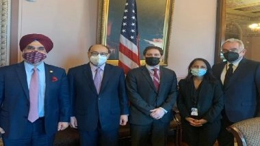 World News | Foreign Secy Shringla Meets Biden's Principal Deputy NSA, Discusses Afghanistan, Indo-Pacific