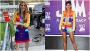 Fashion Faceoff: Zendaya or Jessica Chastain, Who Nailed This Moschino Colour Block Dress Better?