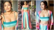 Surbhi Chandna's Candy Coloured Co-Ord Set is a Must Have in Your Holiday Wardrobe (View Pics)