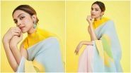 Deepika Padukone's Payal Khandwala Saree is the Right Festive Outfit To Wear for Ganesh Chaturthi Celebrations (View Pics)