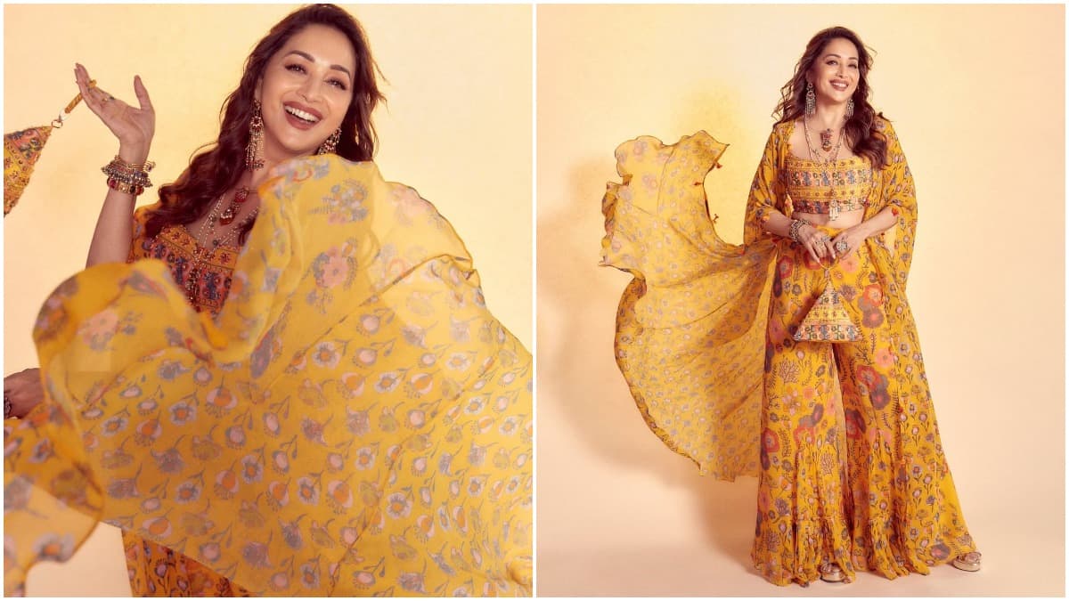 Madhuri Dixit Continues Her Obsession for Ethnic Attires With this ...