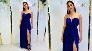 Yo or Hell No? Mira Kapoor's Blue Off-Shoulder Dress By Saaksha & Kinni