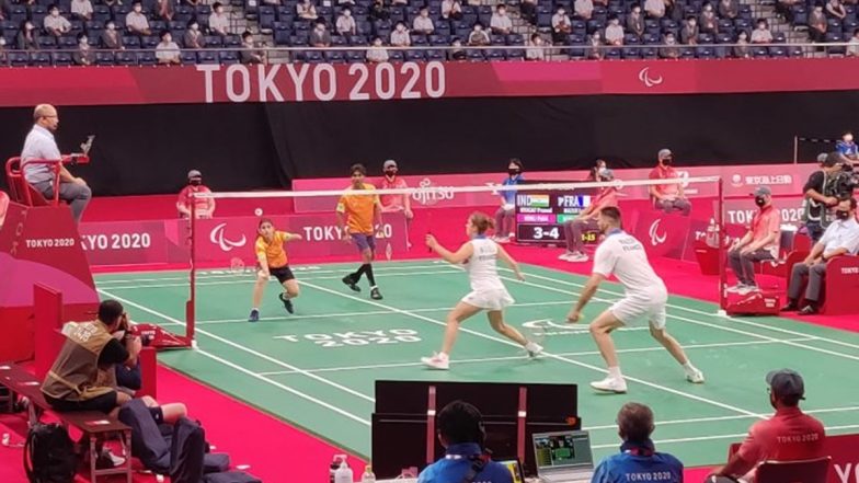 Pramod Bhagat and Palak Kohli Miss Out on Bronze Medal After Losing to Japan's Daisuke Fujihara & Akiko Sugino in Mixed Doubles SL3-SU5 Badminton Event at Tokyo Paralympics 2020