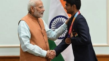 India News | Tokyo Paralympics: PM Modi Speaks to Suhas Yathiraj, Lauds Him for Bringing Glory to Nation