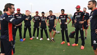 IPL 2021: Royal Challengers Bangalore Back on Field As They Begin Training for Next Match Against CSK (See Pic)