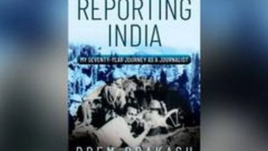India News | 'Reporting India' by ANI Chairman Named as Book of Year in Non-fiction Category by Kalinga Literary Festival
