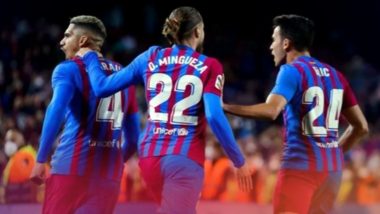 Barcelona 1–1 Granada, La Liga 2021–22: Catalans Rescue Point at Home Through Last-Gasp Strike by Ronald Araujo