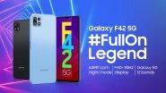 Samsung Galaxy F42 5G India Launch Set for September 29, 2021