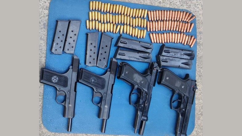 Jammu and Kashmir: Police Recovers Cache of Arms, Ammunition From Car in Anantnag