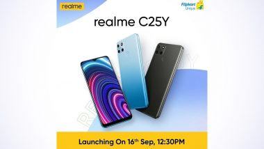 Realme C25Y Affordable Smartphone To Be Launched in India on September 16, 2021