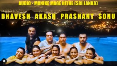 Manike Mage Hithe: Sonu Nigam Drops A Video On The Popular Sinhala Track Ft. Wife Madhurima & Friends (Watch)