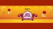 Amazon Great Indian Festival Sale 2021 Coming Soon; HDFC Bank Discounts, Deals on Smartphones & More Teased
